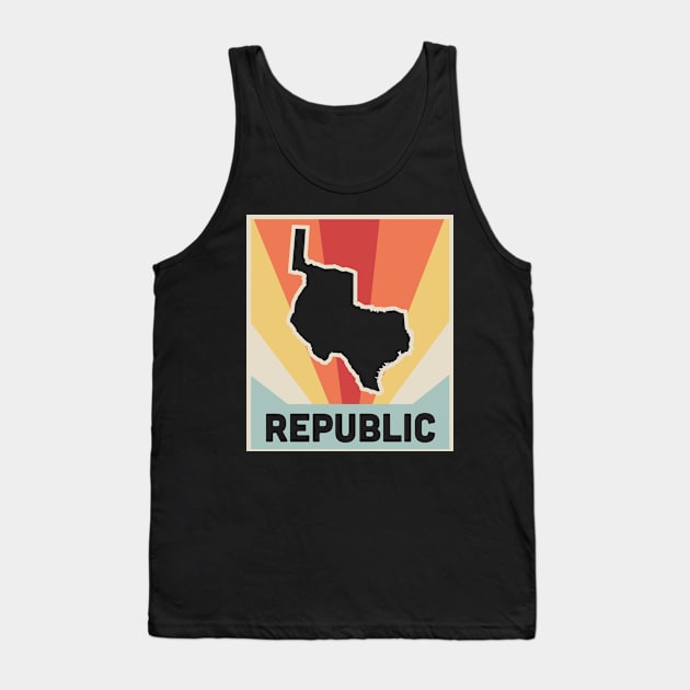 The Republic Of Texas Tank Top by MeatMan